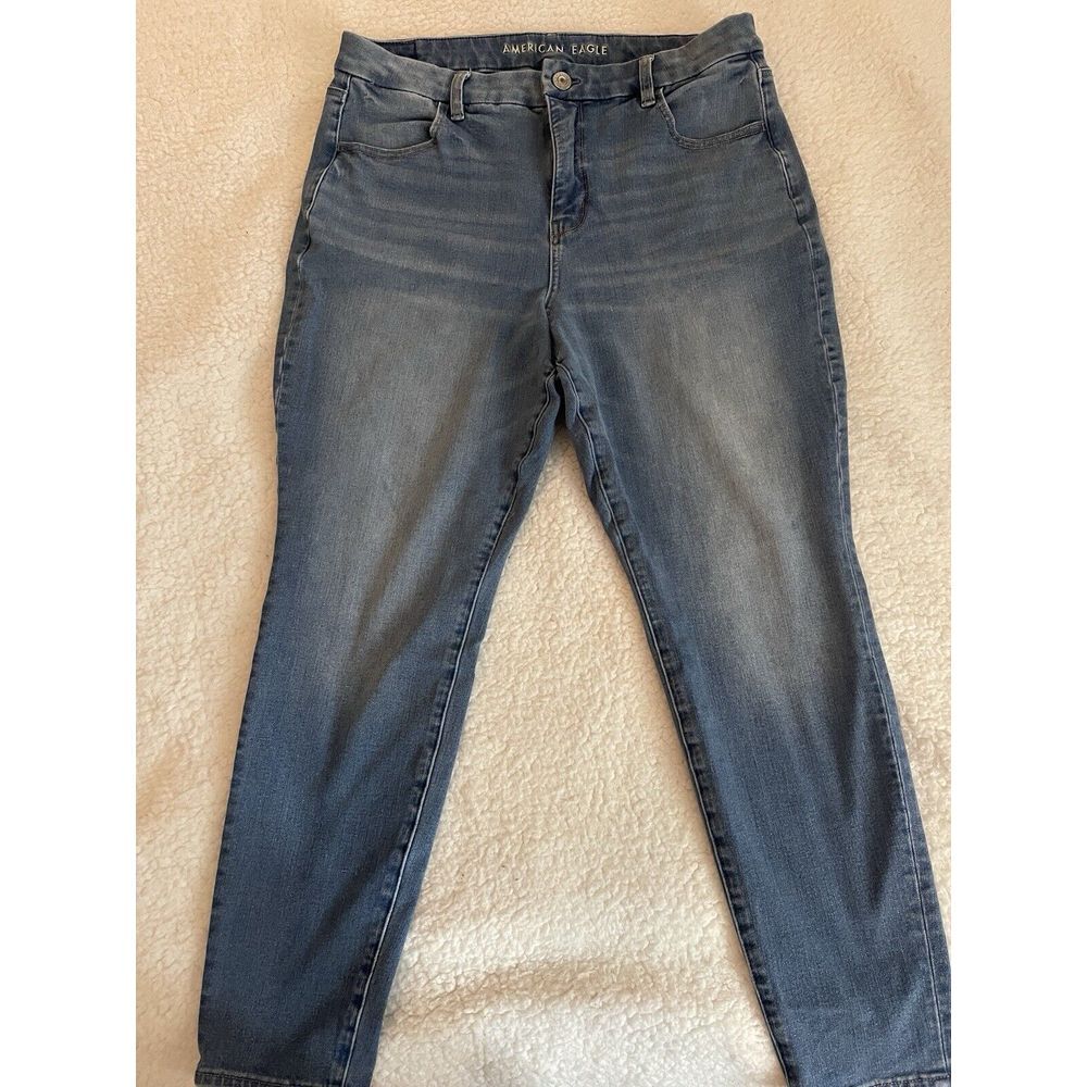 American Eagle Outfitters Blue Straight Leg Jeans